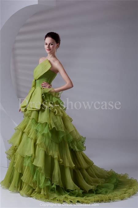 beautiful green gowns