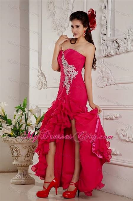 beautiful hot pink prom dresses