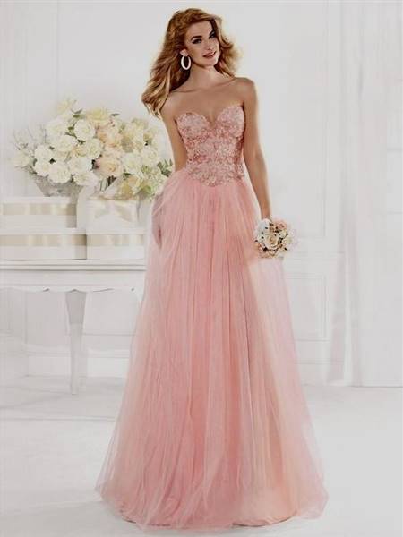 beautiful light pink prom dresses