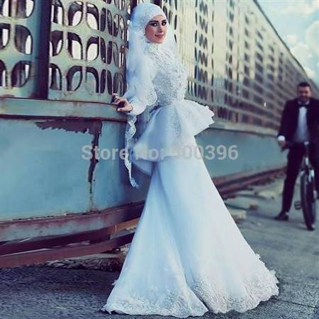 beautiful muslimah wedding dress