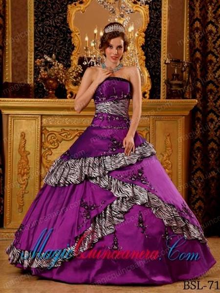 beautiful purple ball gowns
