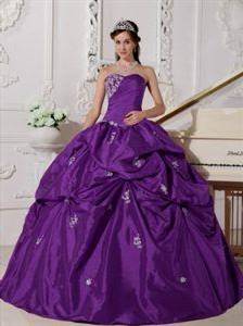 beautiful purple ball gowns
