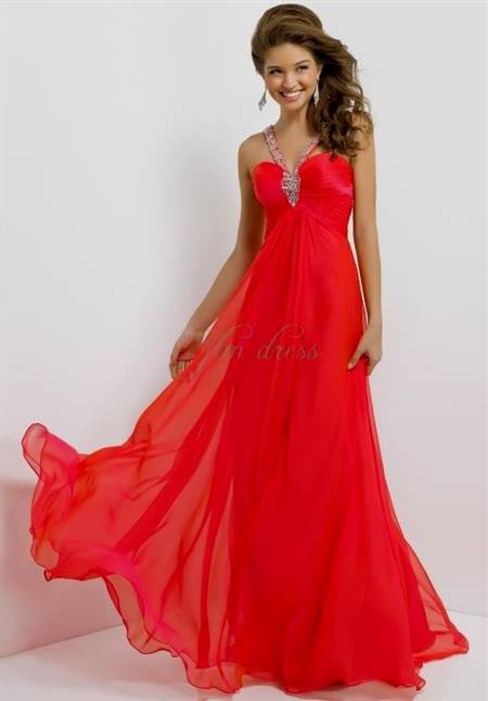 beautiful red dresses for prom