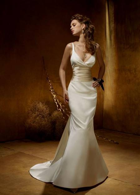 beautiful silk wedding dresses