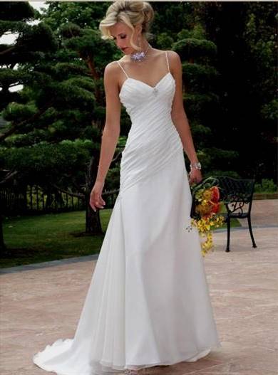 beautiful simple wedding dress