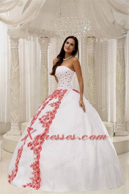beautiful white ball gowns