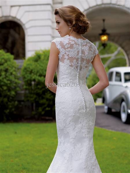 beautiful white lace wedding dresses