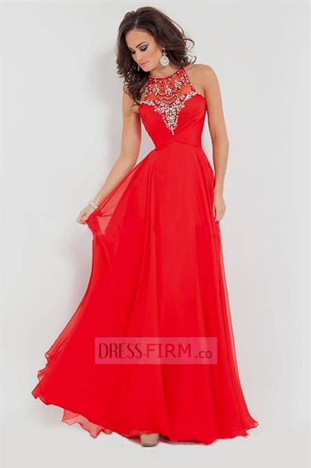 best red prom dresses