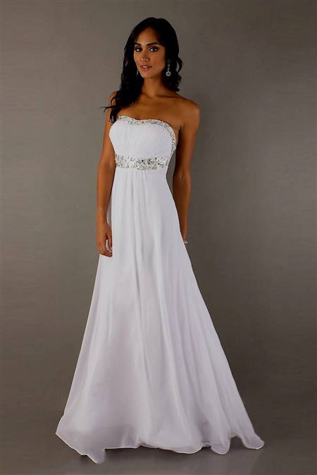 best white prom dresses