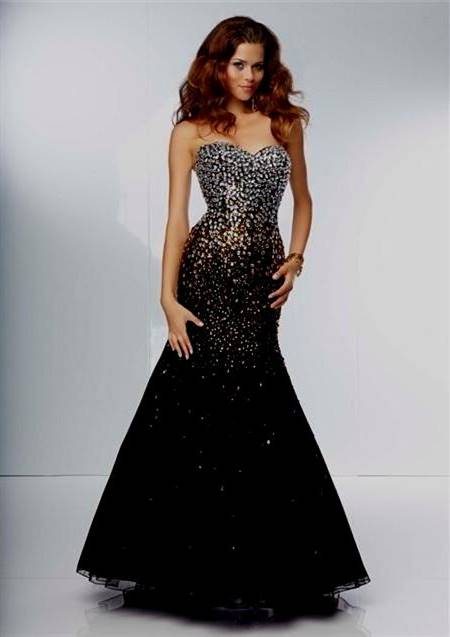 black and gold corset prom dresses