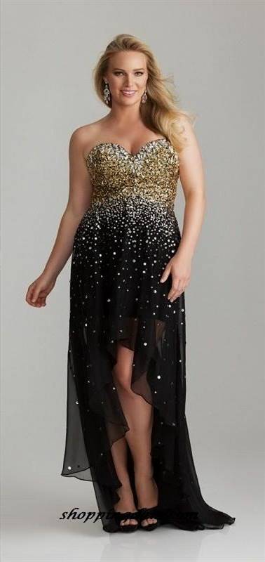 black and gold halter prom dress