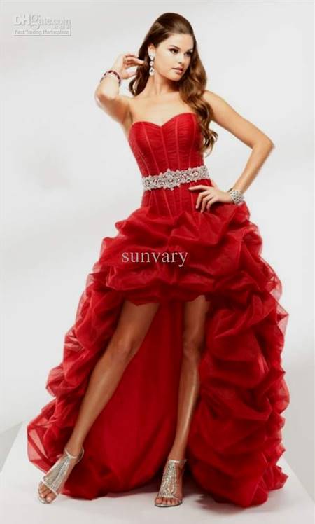 black and red prom dresses