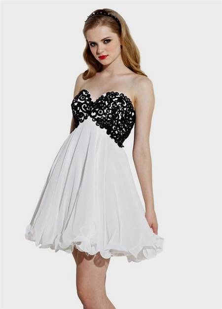 black and white cocktail dresses for juniors