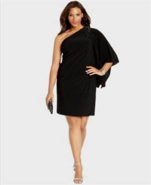 black and white cocktail dresses for plus size