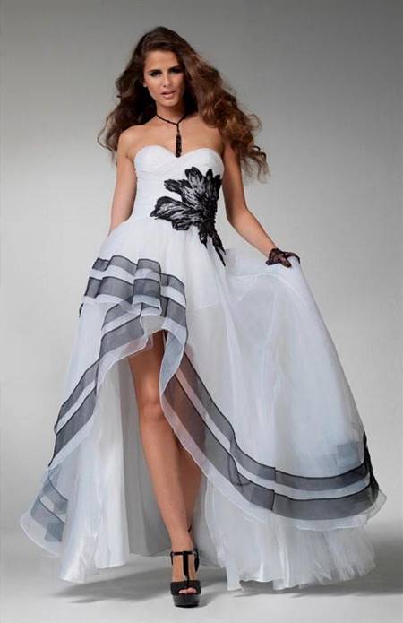 black and white gowns dresses