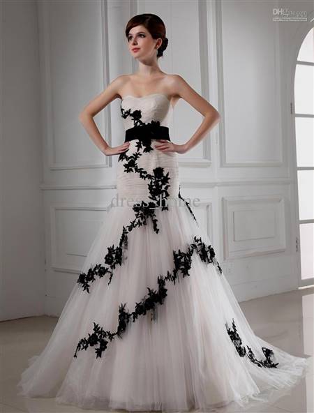 black and white prom dresses
