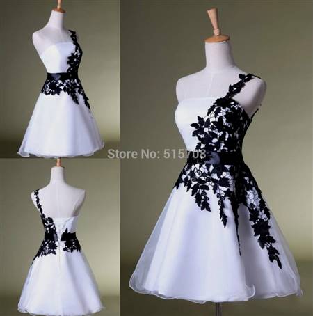 black and white prom dresses under 100