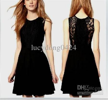 black casual cocktail dresses