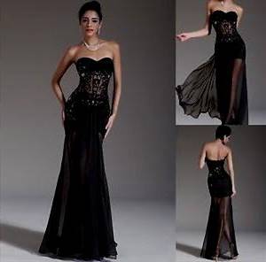 black cocktail dresses for prom