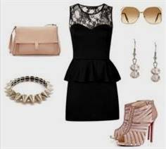 black dress outfit ideas
