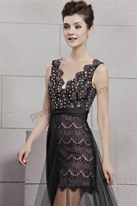 black lace cocktail dresses