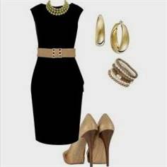 black lace dress accessories