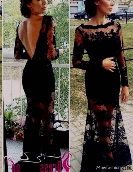 black lace prom dress tumblr