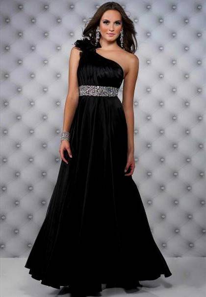 black prom gowns