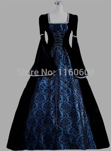 black victorian ball gown