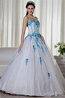 blue and black wedding dresses