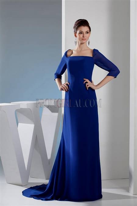 blue gown for prom