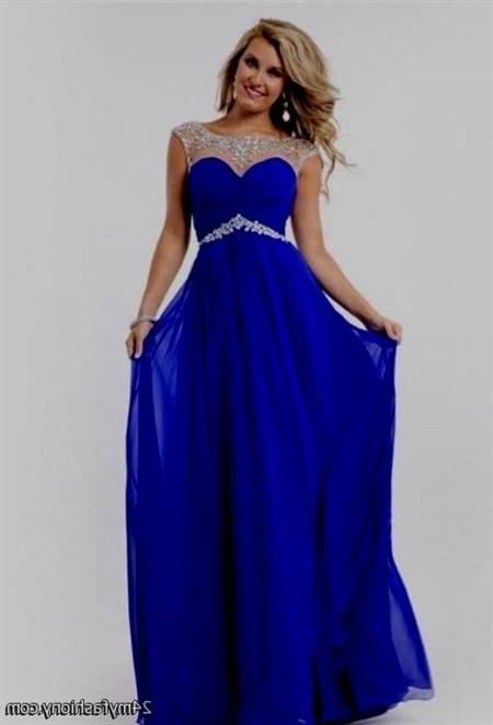 blue prom dress straps