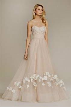 blush pink wedding dresses