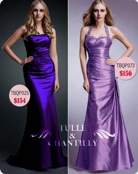 bright purple bridesmaid dress