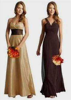 brown bridesmaid dresses