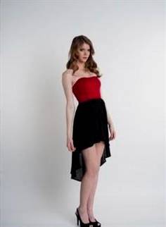 casual black and red dress