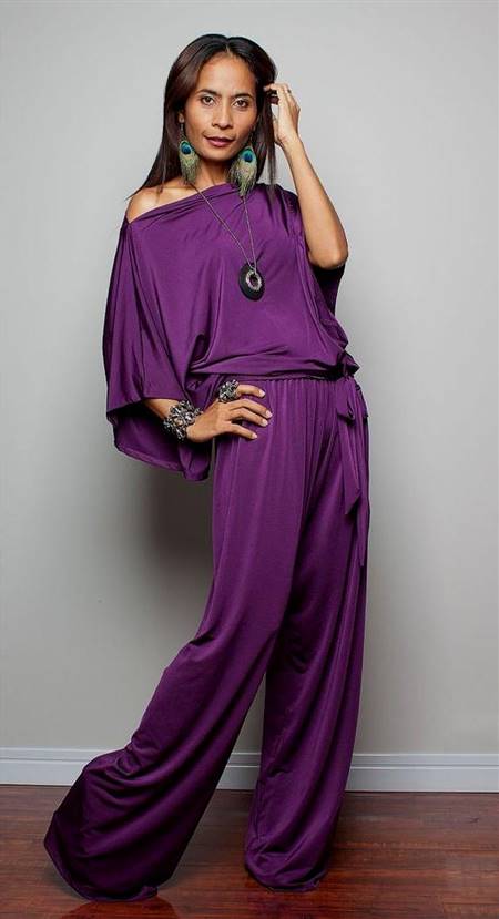 casual dark purple dress