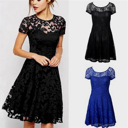 casual lace dress with sleeves
