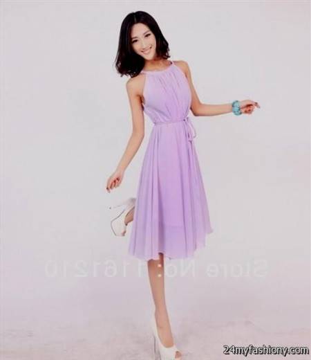 casual lavender dress