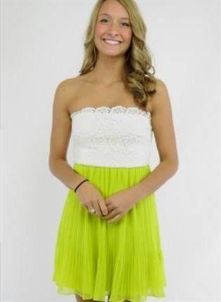 casual lime green dress