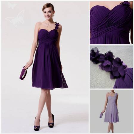 casual purple bridesmaid dresses