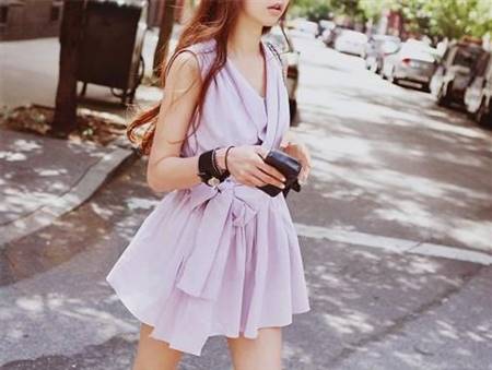 casual purple dress tumblr