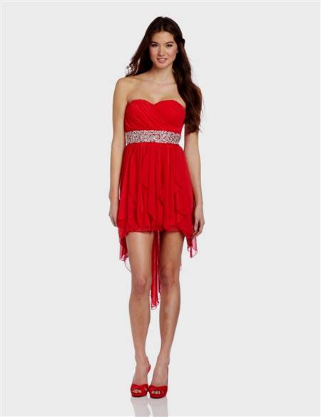 casual red dress for juniors