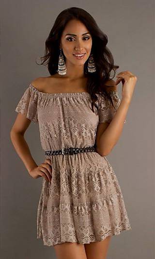 casual summer lace dress