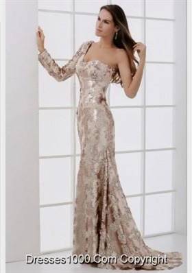 champagne lace prom dresses