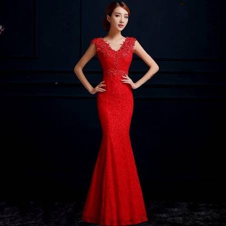 chinese red wedding dresses