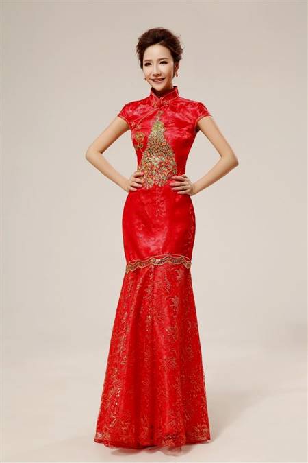 chinese red wedding dresses