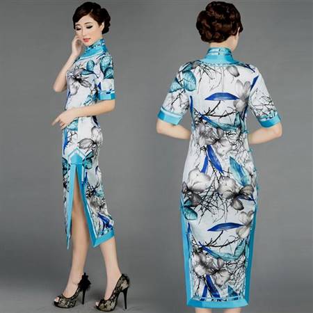 chinese traditional dress blue