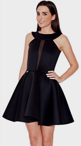 classy black cocktail dress