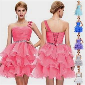 cocktail dress for teenage girls pink